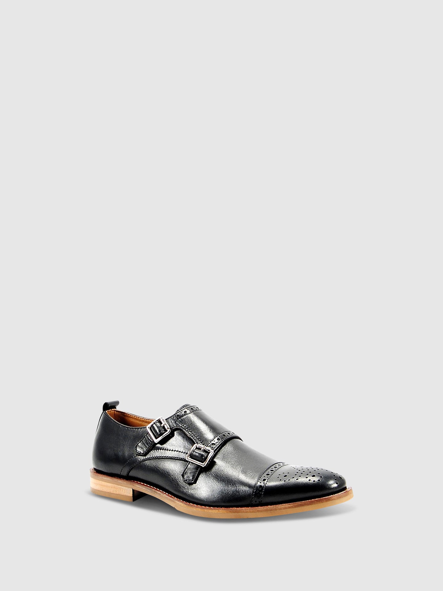 Parodi Milano Sapatos com Fivelas 59/BARTOLO Preto